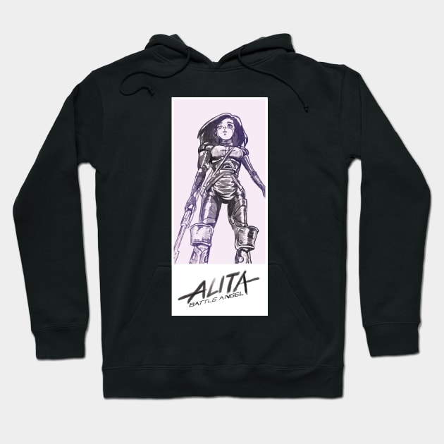 Ready For Alita Battle Angel Hoodie by pepperjaq